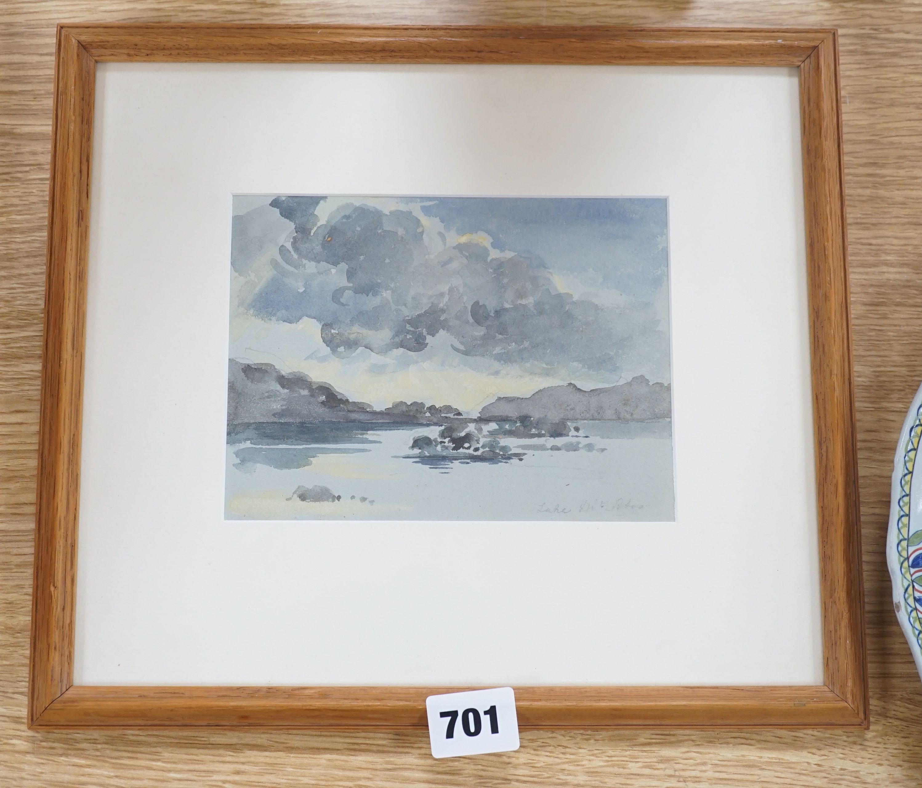 William Carpenter (1818-1899), Nukke Talas, Mount Aboo, watercolour, inscribed in pencil, 12.5 x 16.5cm